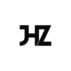 jhz letter original monogram logo design
