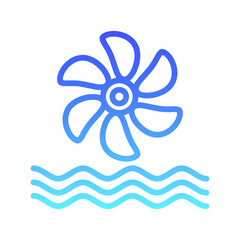 Turbine Line Gradient