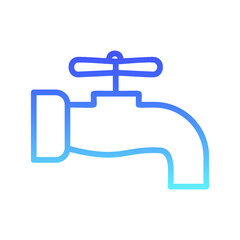 Water Tap Line Gradient