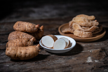 Wild Chinese Herbs, Fresh Gastrodia Sliced
