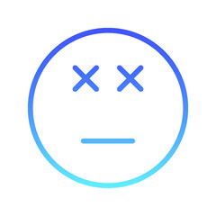 Fototapeta premium dead Line Gradient