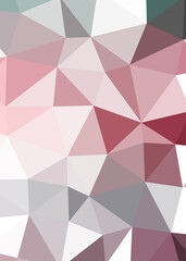 Obraz premium Abstract color Low-Polygones Generative Art background illustration
