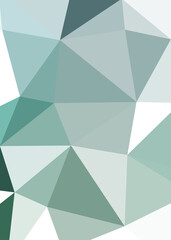 Abstract color Low-Polygones Generative Art background illustration