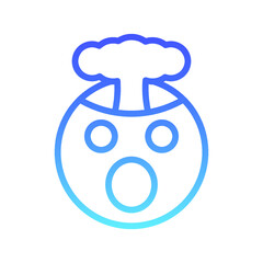 explodes Line Gradient