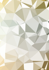 Obraz premium Abstract color Low-Polygones Generative Art background illustration
