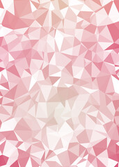 Abstract color Low-Polygones Generative Art background illustration