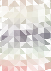 Abstract color Low-Polygones Generative Art background illustration