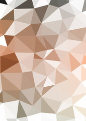 Abstract color Low-Polygones Generative Art background illustration