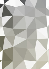 Abstract color Low-Polygones Generative Art background illustration