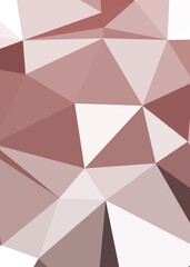 Abstract color Low-Polygones Generative Art background illustration