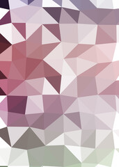 Fototapeta premium Abstract color Low-Polygones Generative Art background illustration