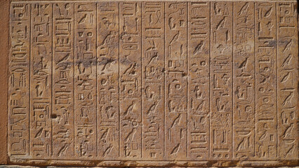 Karnak Temple in Luxor, Egypt. The Karnak Temple Complex, commonly known as Karnak, comprises a...