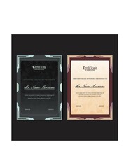 modern, premium and elegant set of award certificate design templates