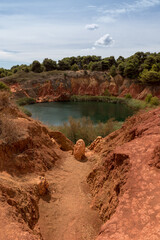 Otranto Puglia bauxite lake