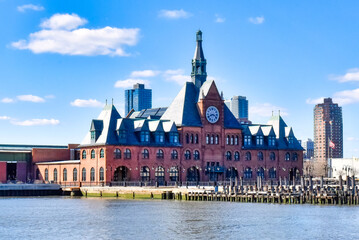 Historic building known as Communipaw Terminal, New Jersey, USA