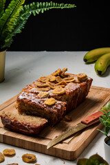 Freshly baked Banana Bread.
