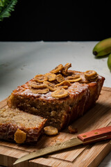 Freshly baked Banana Bread.