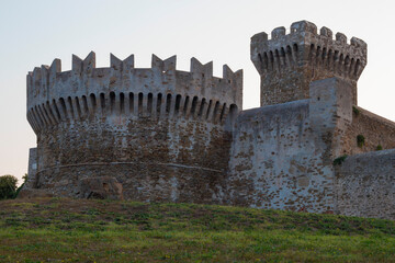 View on Papulonia's Castel, Livorno, Tuscany, Italy