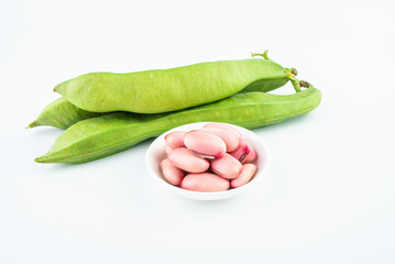 Fresh concanava on white background