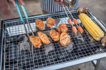 BBQ Chicken Wings Sausage Gourmet