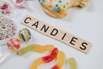 Candies for background
