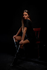 Fototapeta premium Stylish fashion woman
