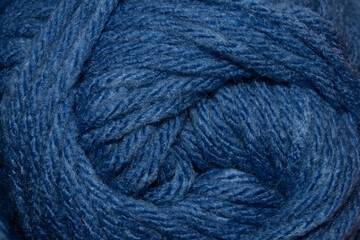 Lana azul