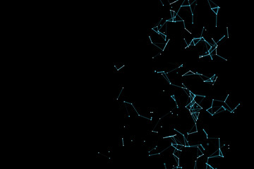  sfondo, molecole, particelle, scienza