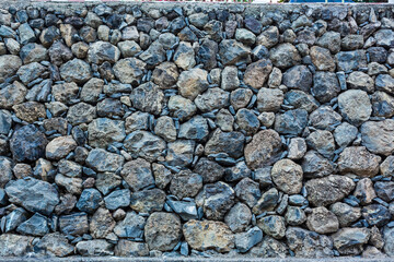 Abstract background of stone wall texture