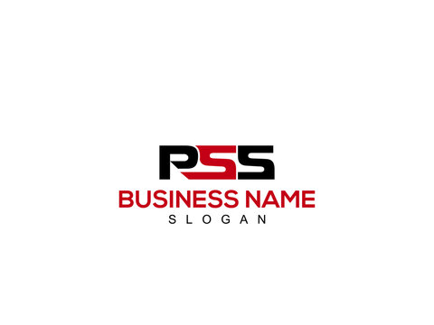 Initial PSS Logo, Alphabet Letters pss or ps Logo Icon Vector Image Design