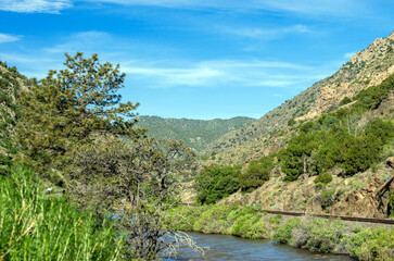 Calm waters amoung mountain and hills