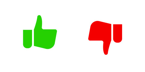 red and green buttons	