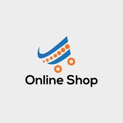 Online shop logo design for Ecommerce.
