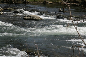 waterfall in river