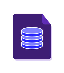 Database Icon File Vector