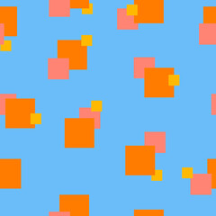 Graphic pattern of squares of different colors