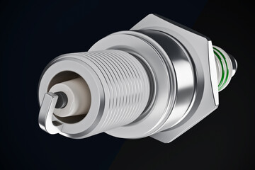 car candle isolated on white background 