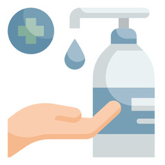 sanitizer flat icon