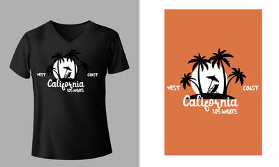 California T-shirts Design