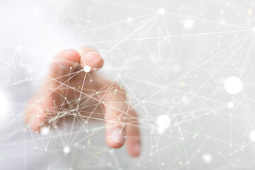 conference Digital Network and data concept 3d