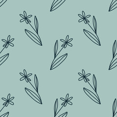 cute florals seamless design foe fabric or wallpaper 