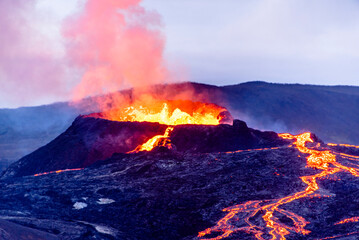 2021 08 19 Fagradalsfjall volcano and lava 20