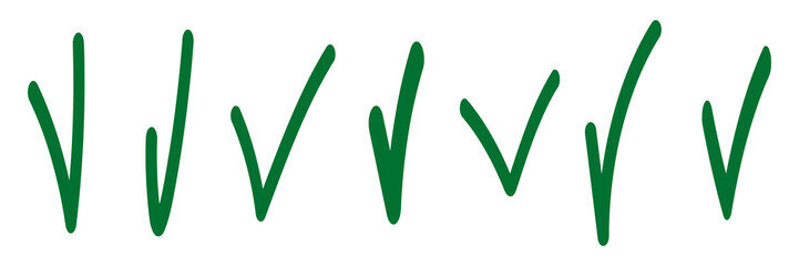 Check marks symbol collection. Quality sign icon. Checklist symbols. set quality sign, check marks tick. Vector illustration