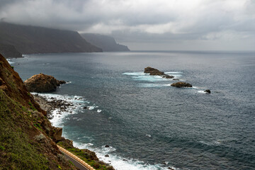 Fototapeta na wymiar Taganana coast, Tenerife, Spain