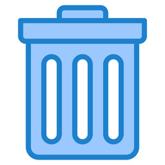 bin blue style icon