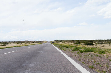 Ruta Argentina en Mendoza, otoño