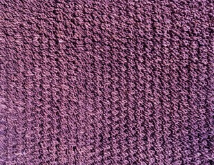 lilac wicker matting top view