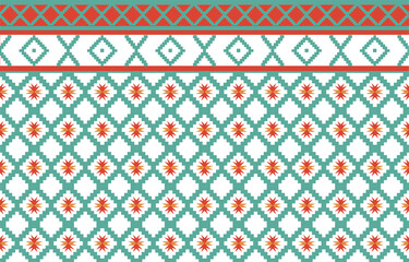 green fabric texture clothing tribal geometric design fashion