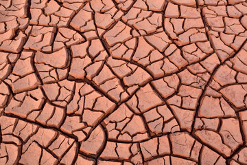 dry cracked earth background