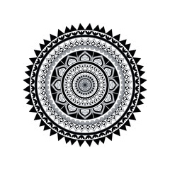 Mandalas for coloring book.Vector Black and White Mandala, Mandala Circle Pattern Isolated on White, Decorative round ornaments.Oriental vector, Mandala Illustration Vector.
